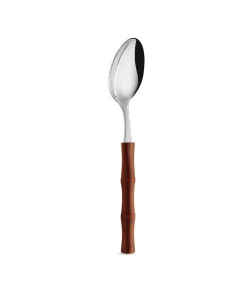 Set of 18 Fruit Cutlery with Bamboo Effect Handle - Neva Posateria Creativa -