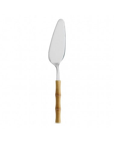 带竹纹手柄的蛋糕餐具 - Neva Creative Cutlery -