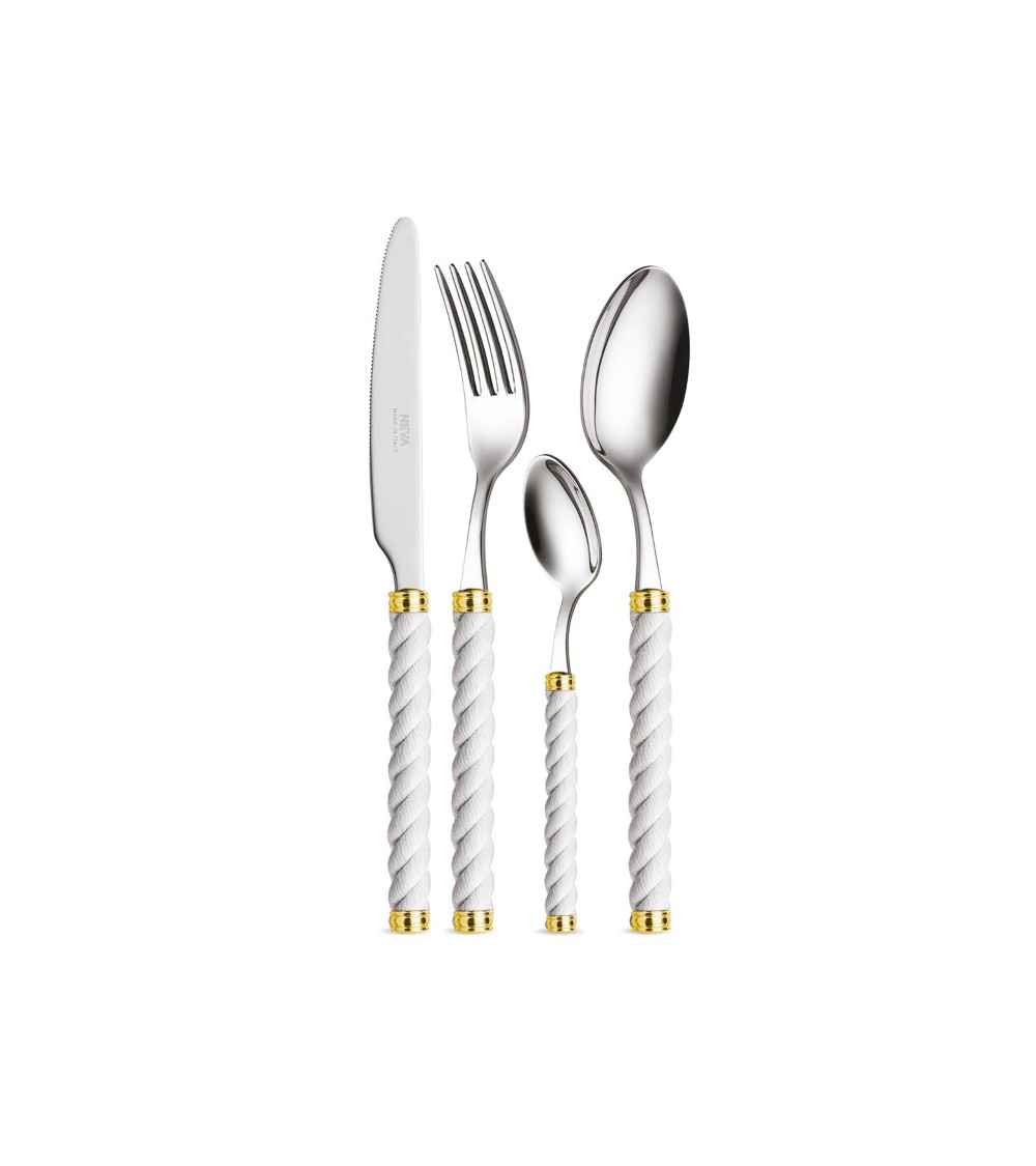 Posate Design Corda Servizio 24 Pezzi - Neva Posateria Creativa - 