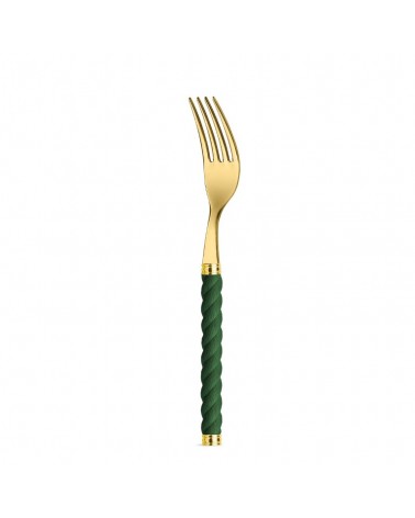 Couverts à Fruits 18 Pièces avec Manche Effet Corde - Neva Posateria Creativa - 
