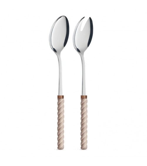 带绳索效果手柄的沙拉对 - Neva Posateria Creativa -