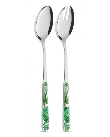 Paire de Salade Feuilles de Jungle - Neva Cutlery Creativa - 
