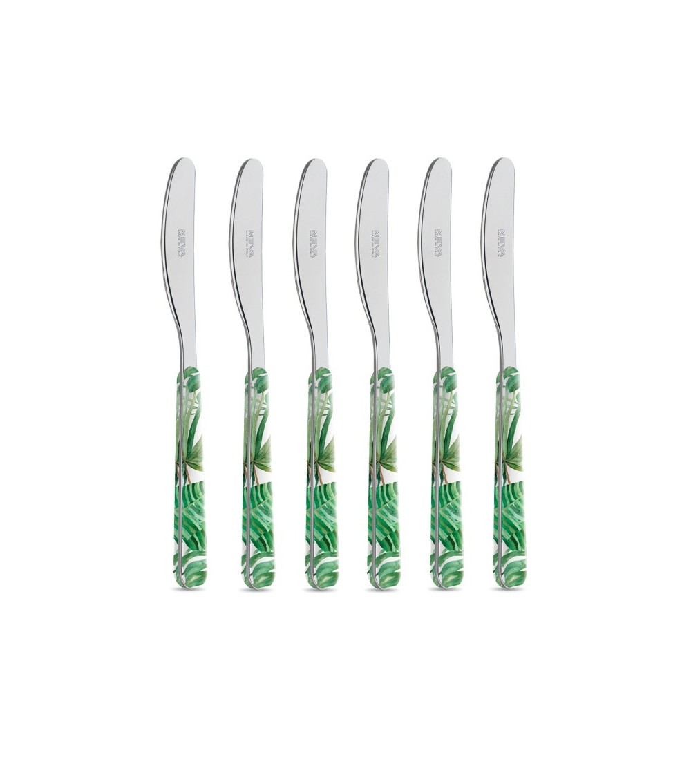 Set  6 Spalmaburro Jungle Leaf - Neva Posateria Creativa - 