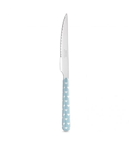 Steak Knife with Hearts Decoration - Neva Posateria Creativa -