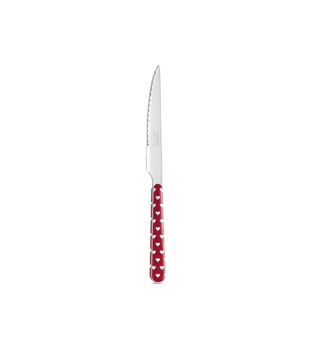 Steakmesser mit Herzdekoration - Neva Posateria Creativa -
