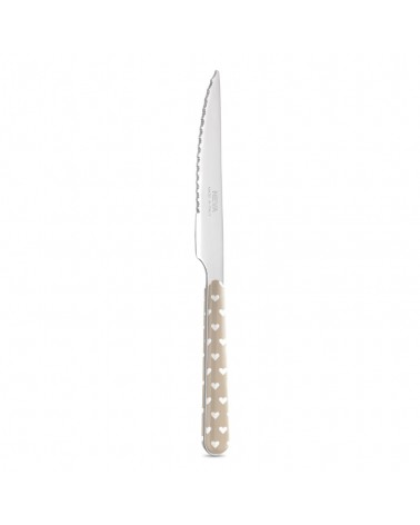 Steak Knife with Hearts Decoration - Neva Posateria Creativa -