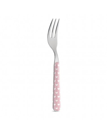 Fourchette sucrée avec décoration coeur - Neva Posateria Creativa -