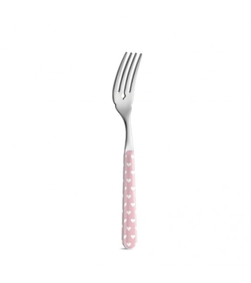 Set 12 Pezzi Pesce con Decoro Cuoricini - Neva Posateria Creativa - 