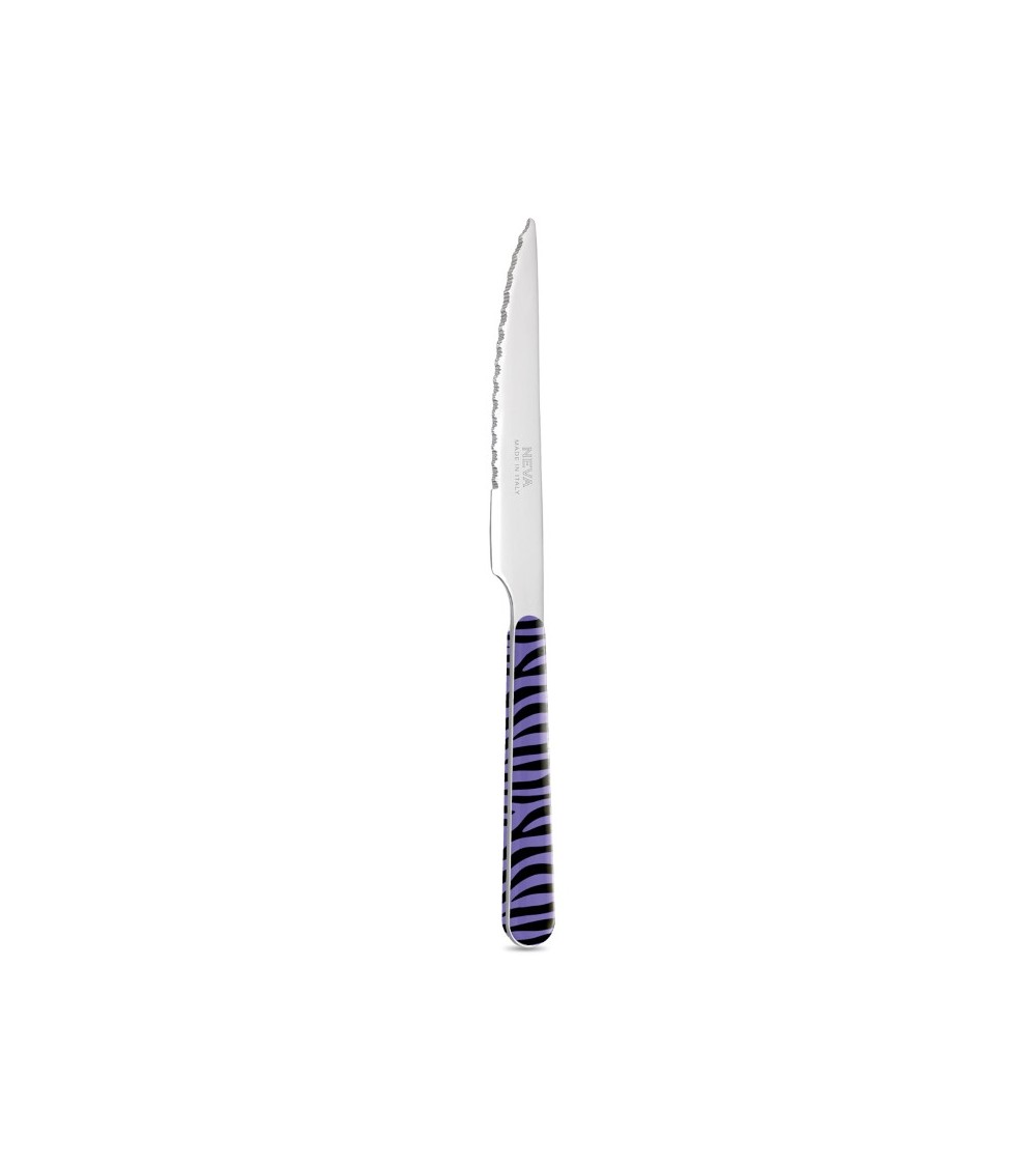 Animalier Zebra-Steakmesser - Neva Posateria Creativa - Animalier Zebra-Steakmesser - Neva Posateria Creativa -