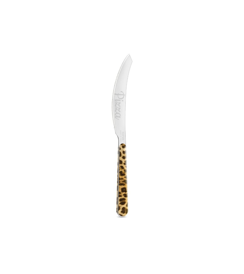 Couteau à Pizza Léopard Animalier - Neva Posateria Creativa - 