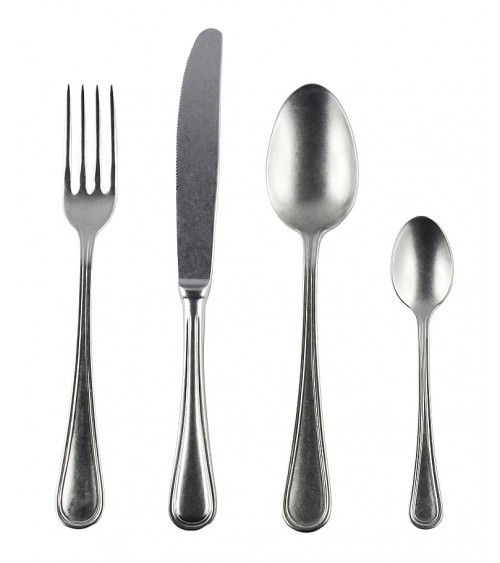 Epoca 复古餐具 18/10 钢 - 4 件套 - 意大利制造 - Rivadossi Sandro -