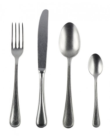 Epoca Cutlery Produced in 18/10 Steel - Rivadossi Set 4pcs Decor 08 -  - 