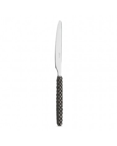 Set 18-teiliges Fruit Intreccio schwarzes Messer - Neva Posateria Creativa