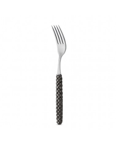 Set 18 Stück Fruit Intreccio schwarze Gabel - Neva Posateria Creativa