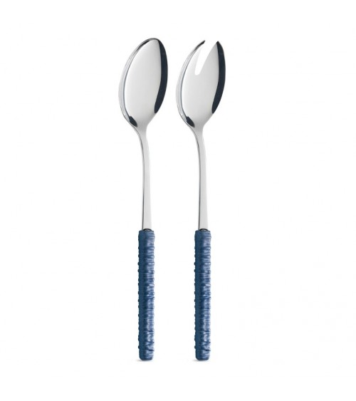 蓝色藤条装饰沙拉搭配 - Neva Posateria