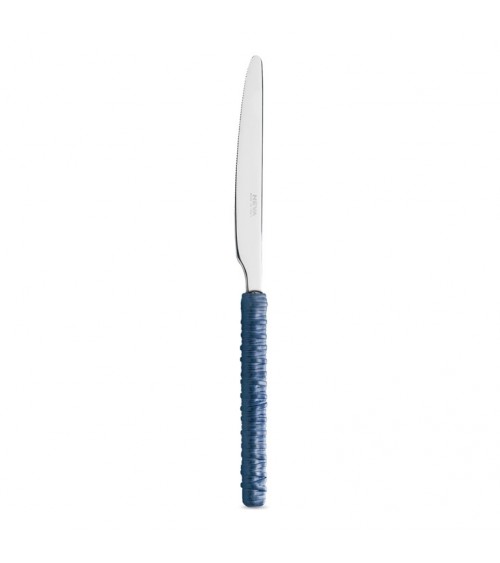 Set 18-teiliges Obst mit Rattan-Dekoration, blaues Messer – Neva Posateria