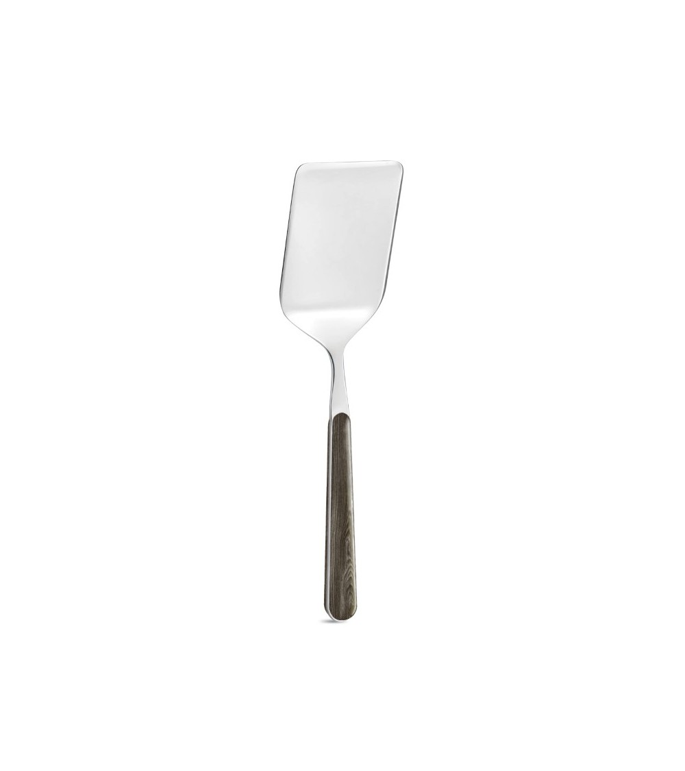 Pelle à Lasagne avec Manche Effet Bois de Pin Anthracite - Neva Posateria Pelle à Lasagne avec Manche Effet Bois de Pin Anthracite - Neva Posateria