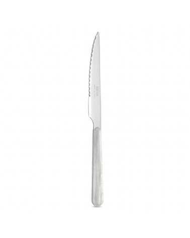Coltello da Bistecca con Manico effetto Legno  Pino sbiancato - Neva Posateria