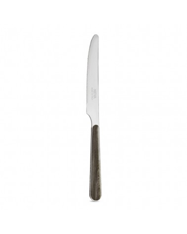 Fruit Knife with Pine Wood Effect Handle - Neva Posateria - Anthracite Pine