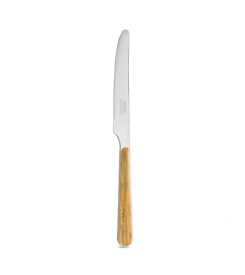 Fruit Cutlery Set 18 Pcs with Pine Wood Effect Handle - Neva Posateria -