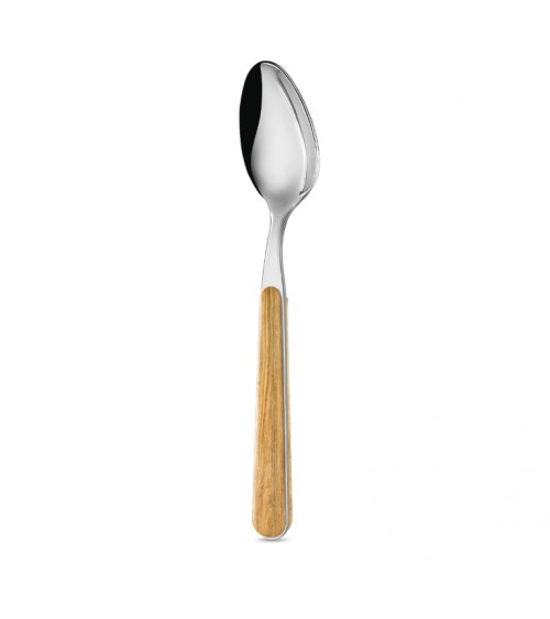 Fruit Spoon with Pine Wood Effect Handle - Neva Posateria - Light Pine