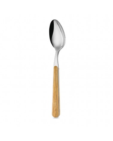 Fruit Spoon with Pine Wood Effect Handle - Neva Posateria - Light Pine