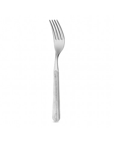 Forchetta Frutta Manico Effetto Legno Pino  - Neva Posateria -  Pino Sbiancato