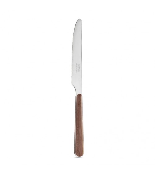 Fruit Cutlery Set 18 Pcs with Acacia Wood Effect Handle knife - Neva Posateria