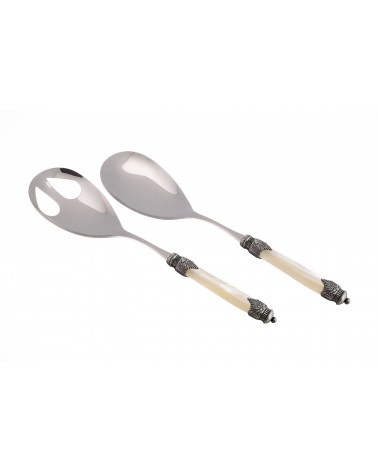 Farbiges Perlmuttbesteck - Arianna-Set 75-teilig für 12 Personen - Rivadossi Sandro -