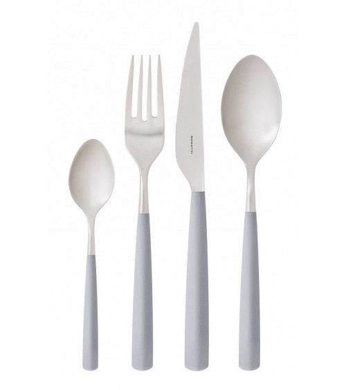 Casa Bugatti Colored Cutlery - Athena - Matt Grey
