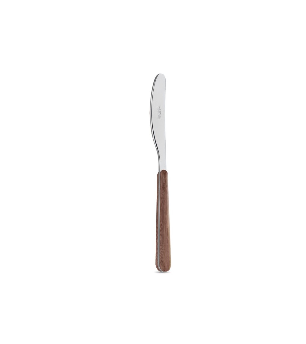 Butter Spreader with Acacia Wood Effect Handle - Neva Posateria Creativa