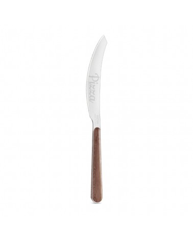 Pizza Knife with Acacia Wood Effect Handle - Neva Posateria Creativa