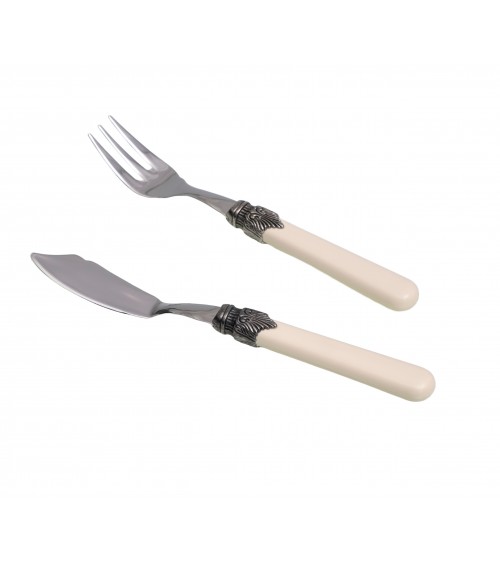 Servizio di Posate da Pesce 12pz Classic - Rivadossi Sandro - avorio
