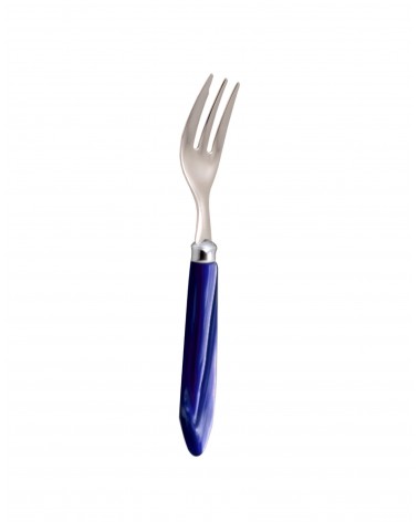 Agata 甜点叉 - 彩色珍珠母餐具 - Rivadossi Sandro - 蓝色