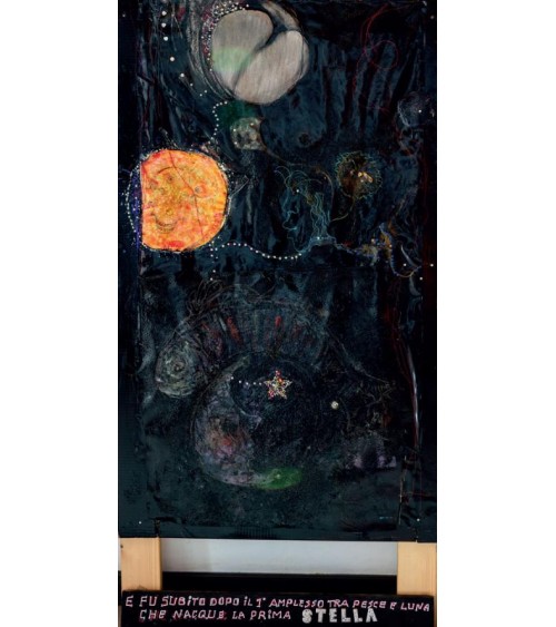 Travail non. 2 Big Bang - Peinture d'artiste - Surréalisme - Daniele Schivardi -