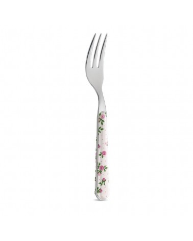 Dessertgabel - Dunkelrosa Rosen - Neva Posateria Creativa -