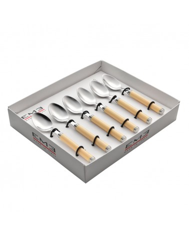 Cucchiaino Caffè/Te - Set 6 Pz - Bauhaus Vero - Eme Posaterie - 