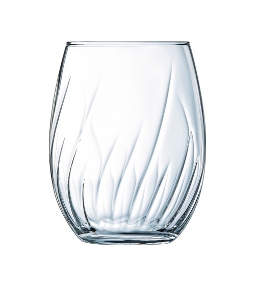 Swirly tall glass 36cl - Set of 4 - Crystalline glass - Cristal d'Arques -