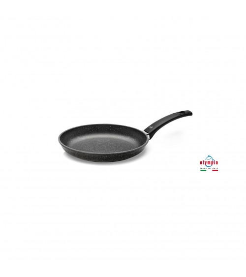 Antihaftbeschichtete Hard Rock-Pfanne – Aluminiumdruckguss für gleichmäßiges Kochen –