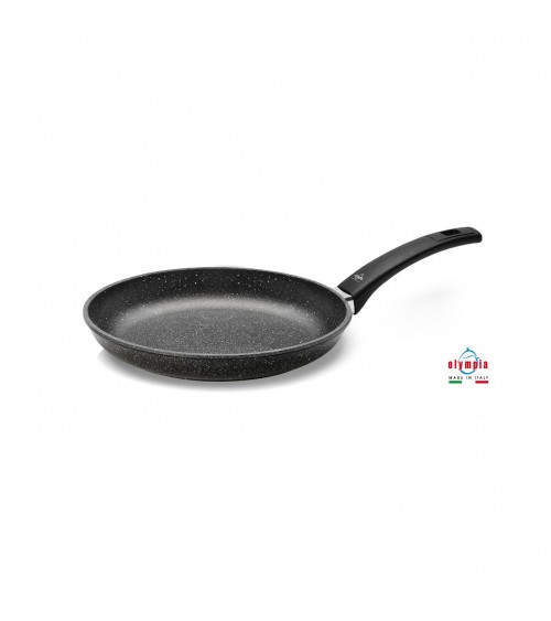Antihaftbeschichtete Hard Rock-Pfanne – Aluminiumdruckguss für gleichmäßiges Kochen –