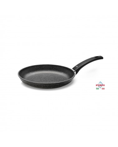 Antihaftbeschichtete Hard Rock-Pfanne – Aluminiumdruckguss für gleichmäßiges Kochen –