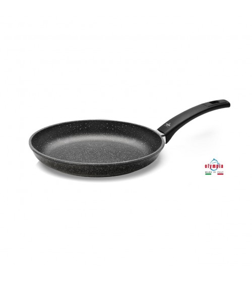 Antihaftbeschichtete Hard Rock-Pfanne – Aluminiumdruckguss für gleichmäßiges Kochen –