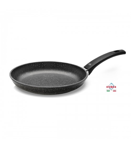 Antihaftbeschichtete Hard Rock-Pfanne – Aluminiumdruckguss für gleichmäßiges Kochen –