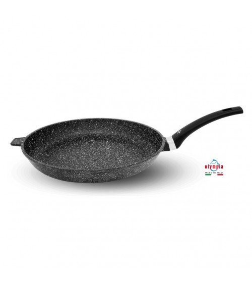 Antihaftbeschichtete Hard Rock-Pfanne – Aluminiumdruckguss für gleichmäßiges Kochen –