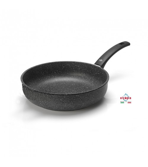 Hohe Bratpfanne aus antihaftbeschichtetem Aluminiumdruckguss – Professional – Olympia – Durchm. 28