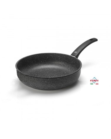 Hohe Bratpfanne aus antihaftbeschichtetem Aluminiumdruckguss – Professional – Olympia – Durchm. 28