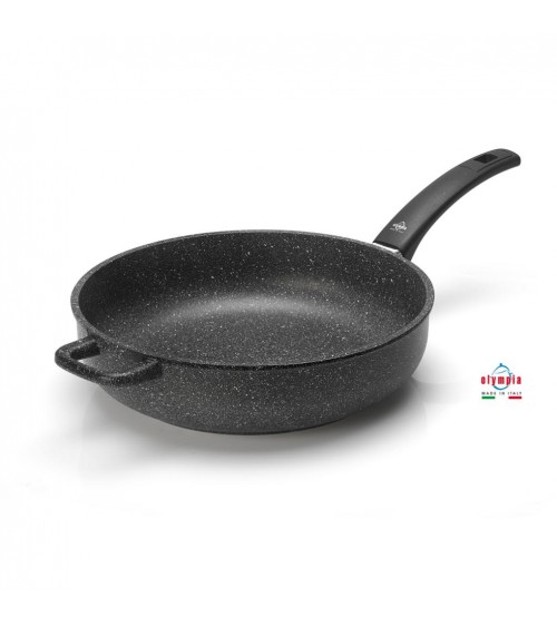 Hohe Bratpfanne aus antihaftbeschichtetem Aluminiumdruckguss – Professional – Olympia – Durchm. 28