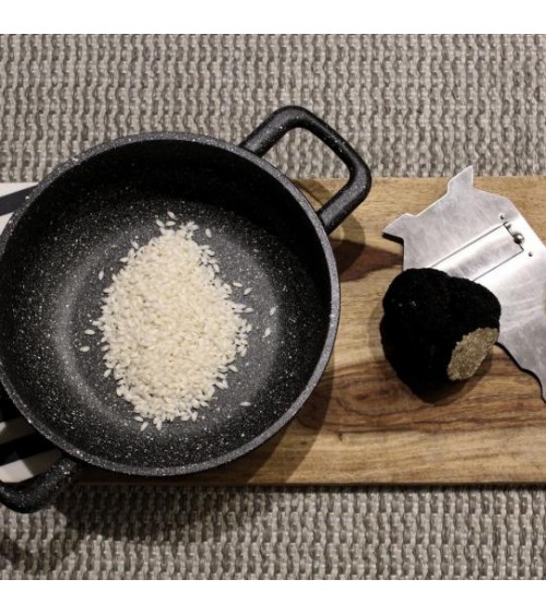 Pfanne aus Aluminiumdruckguss mit 2 Griffen - Professionell - Hergestellt in Italien - Olympia -