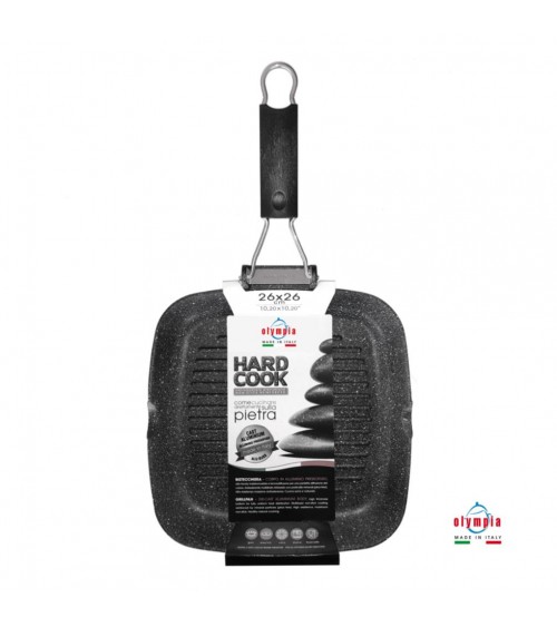 Piastra da Cucina Quadra Alluminio Professionale - Olympia - 