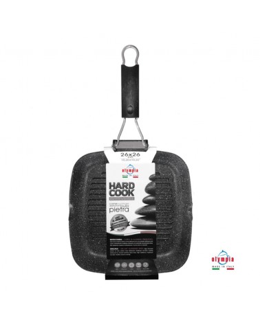 Piastra da Cucina Quadra Alluminio Professionale - Olympia - 